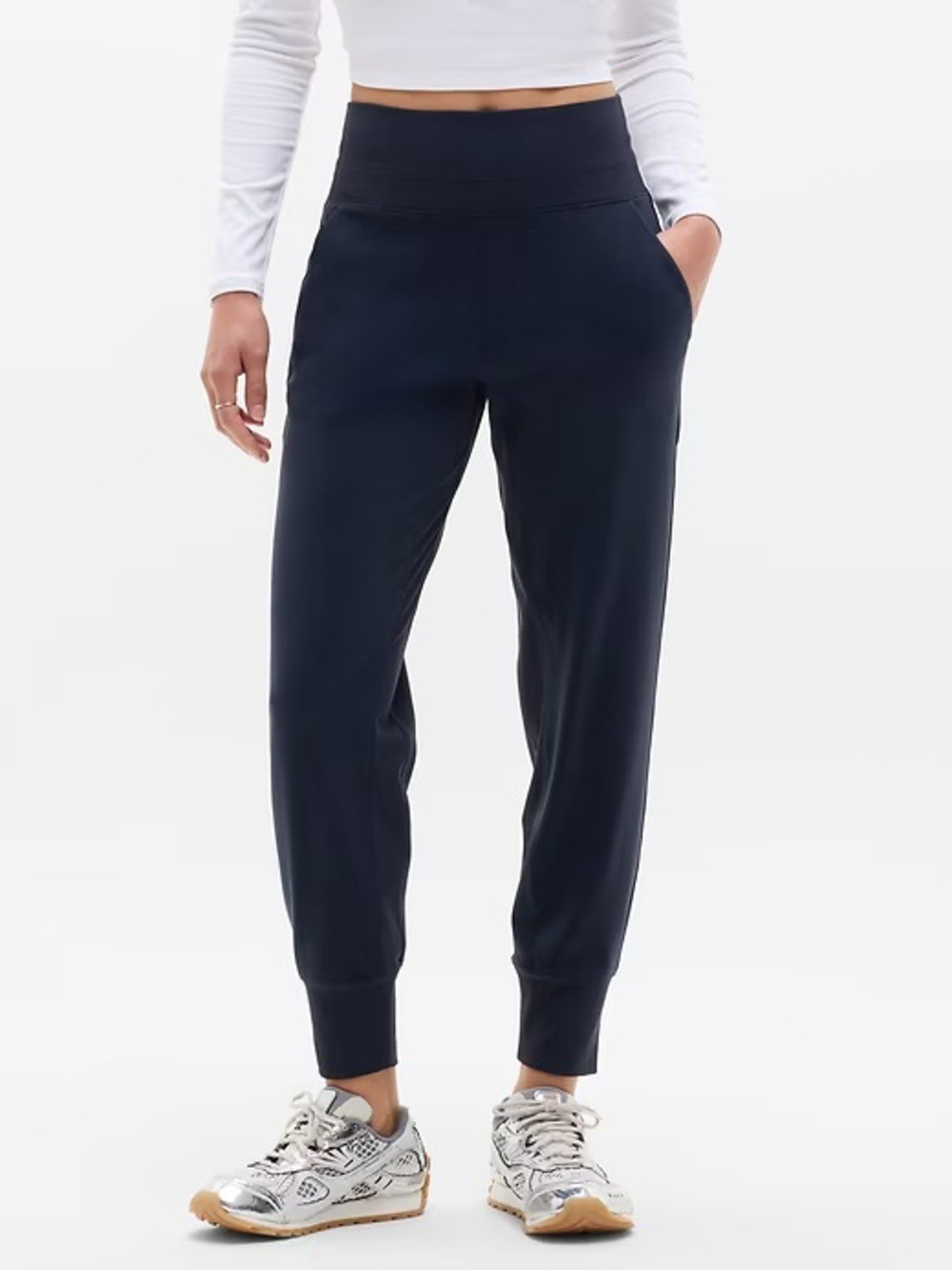 Athleta Venice High Rise Jogger Navy Blue Size Large